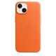 Apple Custodia iPhone 14 in Pelle - Arancione 4