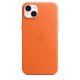 Apple Custodia iPhone 14 Plus in Pelle - Arancione 6