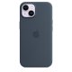 Apple Custodia MagSafe in silicone per iPhone 14 - Blu tempesta 3