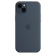 Apple Custodia MagSafe in silicone per iPhone 14 Plus - Blu tempesta 4