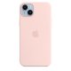 Apple Custodia MagSafe in silicone per iPhone 14 Plus - Rosa creta 2
