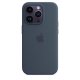 Apple Custodia MagSafe in silicone per iPhone 14 Pro - Blu tempesta 2