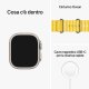 Apple Watch Ultra GPS + Cellular, 49mm Cassa in Titanio con Cinturino Band Ocean Giallo 9