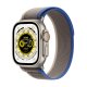 Apple Watch Ultra GPS + Cellular, 49mm Cassa in Titanio con Cinturino Trail Loop Blu/Grigio - S/M 2