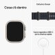 Apple Watch Ultra GPS + Cellular, 49mm Cassa in Titanio with Mezzanotte Ocean Band 9