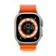 Apple Watch Ultra GPS + Cellular, 49mm Cassa in Titanio con Cinturino Alpine Loop Arancione - Medium 3