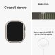 Apple Watch Ultra GPS + Cellular, 49mm Cassa in Titanio con Cinturino Alpine Loop Verde - Large 9