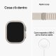 Apple Watch Ultra GPS + Cellular, 49mm Cassa in Titanio con Cinturino Alpine Loop Galassia - Medium 9