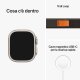 Apple Watch Ultra GPS + Cellular, 49mm Cassa in Titanio con Cinturino Trail Loop Nero/Grigio - S/M 9