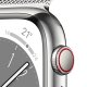 Apple Watch Series 8 GPS + Cellular 41mm Cassa in Acciaio Inossidabile color Argento con Argento Milanese Loop 4