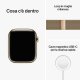 Apple Watch Series 8 GPS + Cellular 45mm Cassa in Acciaio Inossidabile color Oro with con Cinturino Loop Milanese 10