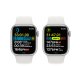 Apple Watch Series 8 GPS + Cellular 41mm Cassa in Alluminio color Argento con Cinturino Sport Band Bianco - Regular 8