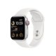 Apple Watch SE GPS + Cellular 40mm Cassa in Alluminio color Argento con Cinturino Sport Band Bianco - Regular 2