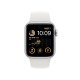 Apple Watch SE GPS + Cellular 40mm Cassa in Alluminio color Argento con Cinturino Sport Band Bianco - Regular 3