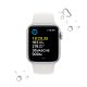 Apple Watch SE GPS + Cellular 40mm Cassa in Alluminio color Argento con Cinturino Sport Band Bianco - Regular 5