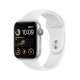Apple Watch SE GPS + Cellular 44mm Cassa in Alluminio color Argento con Cinturino Sport Band Bianco - Regular 2