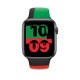 Apple Black Unity Band Nero, Verde, Rosso Fluoroelastomero 4