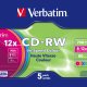 Verbatim CD-RW Colour 12x 700 MB 5 pz 2