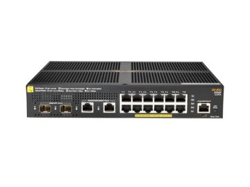 Aruba 2930F 12G PoE+ 2G/2SFP+ Gestito L3 Gigabit Ethernet (10/100/1000) Supporto Power over Ethernet (PoE) 1U Nero