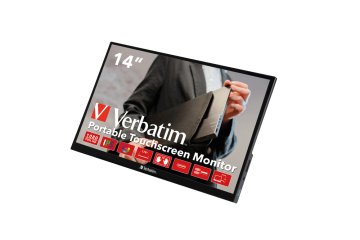 Verbatim 49591 Monitor PC 35,6 cm (14") 1920 x 1080 Pixel Full HD LCD Touch screen Nero