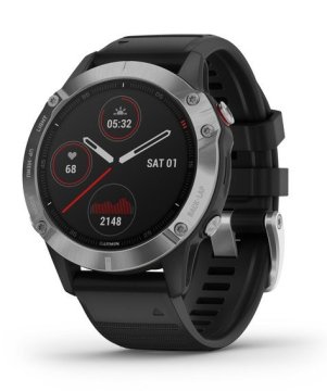 Garmin fēnix 6 3,3 cm (1.3") MIP 47 mm Digitale 260 x 260 Pixel Nero, Metallico GPS (satellitare)