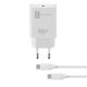 Cellularline USB-C Charger Kit 20W - USB-C to USB-C - iPad Pro (2018 or later) and iPad Air (2020) 2