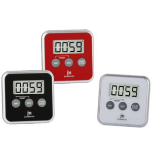 Lowell JT-5412R timer da cucina Timer da cucina digitale Rosso