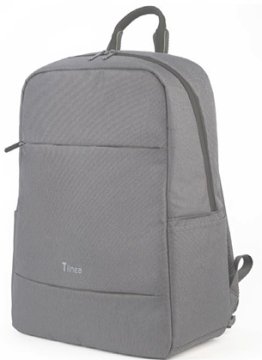Tucano Backpack + Mouse 39,6 cm (15.6") Zaino Grigio