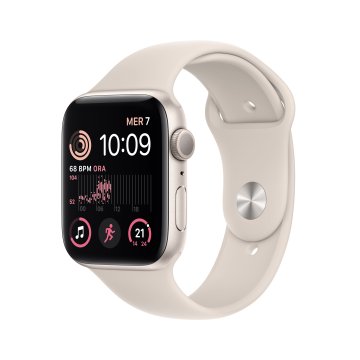 Apple Watch SE GPS 44mm Cassa in Alluminio color Galassia con Cinturino Sport Band Galassia - Regular