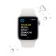 Apple Watch SE GPS 40mm Cassa in Alluminio color Argento con Cinturino Sport Band Bianco - Regular 5