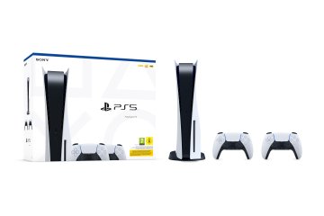 Sony PlayStation 5 - Bundle 2 Controller Wireless DualSense 825 GB Wi-Fi Nero, Bianco