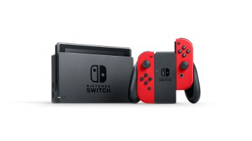 Nintendo Switch + Super Mario Odyssey console da gioco portatile 15,8 cm (6.2") 32 GB Touch screen Wi-Fi Grigio, Rosso