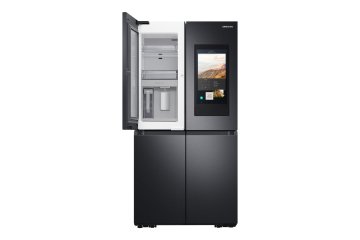 Samsung RF65A977FB1 frigorifero Side by Side Family Hub™ Libera installazione con congelatore connesso con monitor integrato Classe F, Nero Antracite