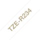 Brother TZE-R234 nastro per etichettatrice Oro su bianco 2