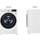 LG F4WV709S2EA lavatrice Caricamento frontale 9 kg 1400 Giri/min Bianco 16