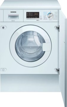 Siemens iQ500 WK14D543EU lavasciuga Da incasso Caricamento frontale Bianco E