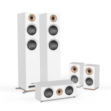 Jamo S 807 HCS W sistema home cinema 5.0 canali Bianco