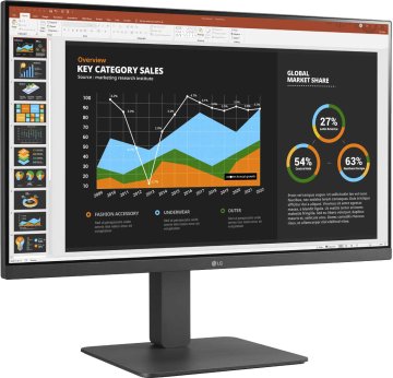 LG MONITOR 27BR650B-C.AEU Monitor PC 68,6 cm (27") 1920 x 1080 Pixel Full HD LED Grigio