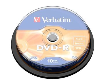 Verbatim DVD-R Matt Argento 4,7 GB 10 pz