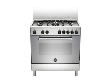 Bertazzoni La Germania Americana AMN855EXV cucina Elettrico Gas Acciaio inox A