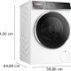 Bosch Serie 8 WGB254A0IT lavatrice Caricamento frontale 10 kg 1400 Giri/min Bianco 11