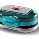 Ariete 205 Hamburger Maker Party Time, Macchina per fare hamburger, 1200 W, Doppie piastre antiaderenti, 2 scomparti, Facile da pulire, Celeste 2