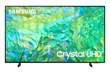 Samsung Series 8 TV UE43CU8070UXZT Crystal UHD 4K, Smart TV 43" Processore Crystal 4K, Adaptive Sound, Nero 2023