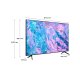 Samsung Series 7 TV UE75CU7170UXZT Crystal UHD 4K, Smart TV 75