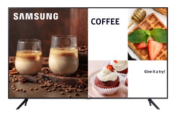 Samsung BE65C-H Pannello piatto per segnaletica digitale 165,1 cm (65") LED Wi-Fi 4K Ultra HD Nero Processore integrato Tizen