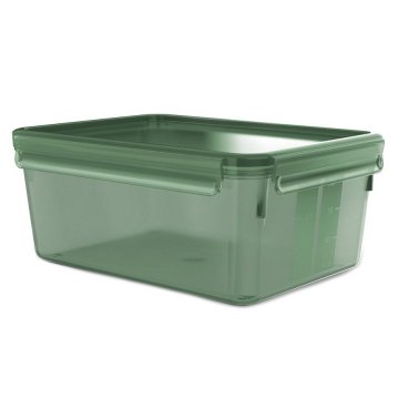 EMSA Clip & Close Eco Rettangolare Contenitore 3,7 L Verde 1 pz