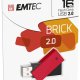 Emtec C350 Brick unità flash USB 16 GB USB tipo A 2.0 Nero, Rosso 3