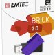 Emtec C350 Brick 2.0 unità flash USB 8 GB USB tipo A Nero, Viola 3
