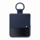 Samsung Silicone Cover with Ring per Galaxy Z Flip4, Navy 2