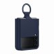 Samsung Silicone Cover with Ring per Galaxy Z Flip4, Navy 3